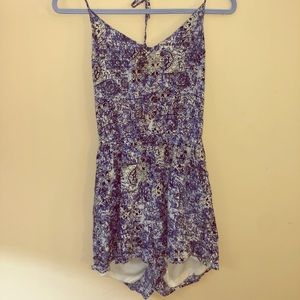 Multi-colored LA Hearts Romper